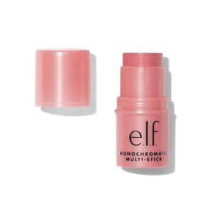 e.l.f. Monochromatic Multi Stick, Luxuriously Creamy & Blendable Color, For Eyes, Lips & Cheeks, Dazzling Peony