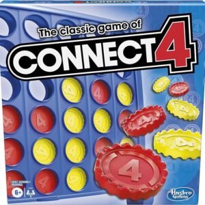 Hasbro Gaming Connect 4 Classic Grid,4 in a Row Game,Strategy Board Games for Kids,2 Player